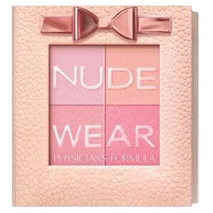 Physicians Formula Nude Wear Glowing Nude Blush Natural Finish Compact NWT